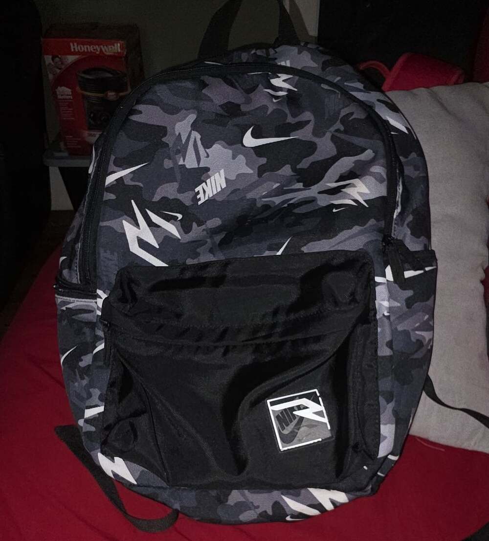 Nike 3BRAND By Russell Wilson Boys Camo Backpack Black One Size